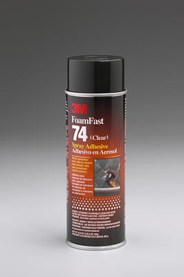 3M Foam Fast 74 Spray Adhesive, 24oz, #5032865