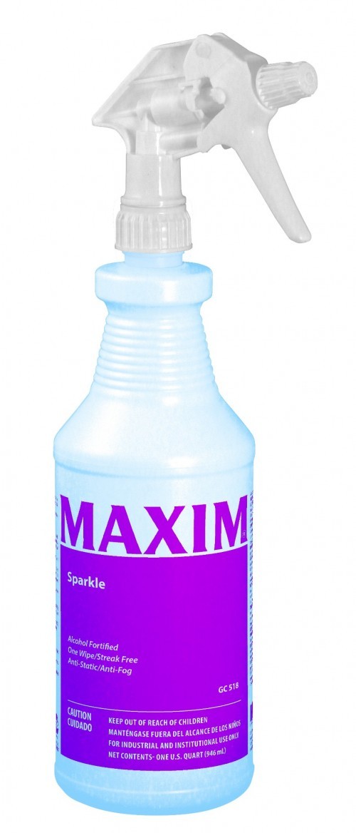 MAXIM Glass Cleaner w/Alcohol Qt. #923