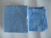 Blue Spunlace Crepe Towel, 50ct pkg. #951