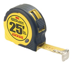 1" X 25' PosiI-Lock Tape Measure #MI71953