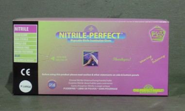 Nitrile Gloves, 100 count Box