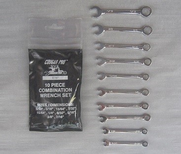 10 pc. Midget Combination Wrench Set  #TL1401